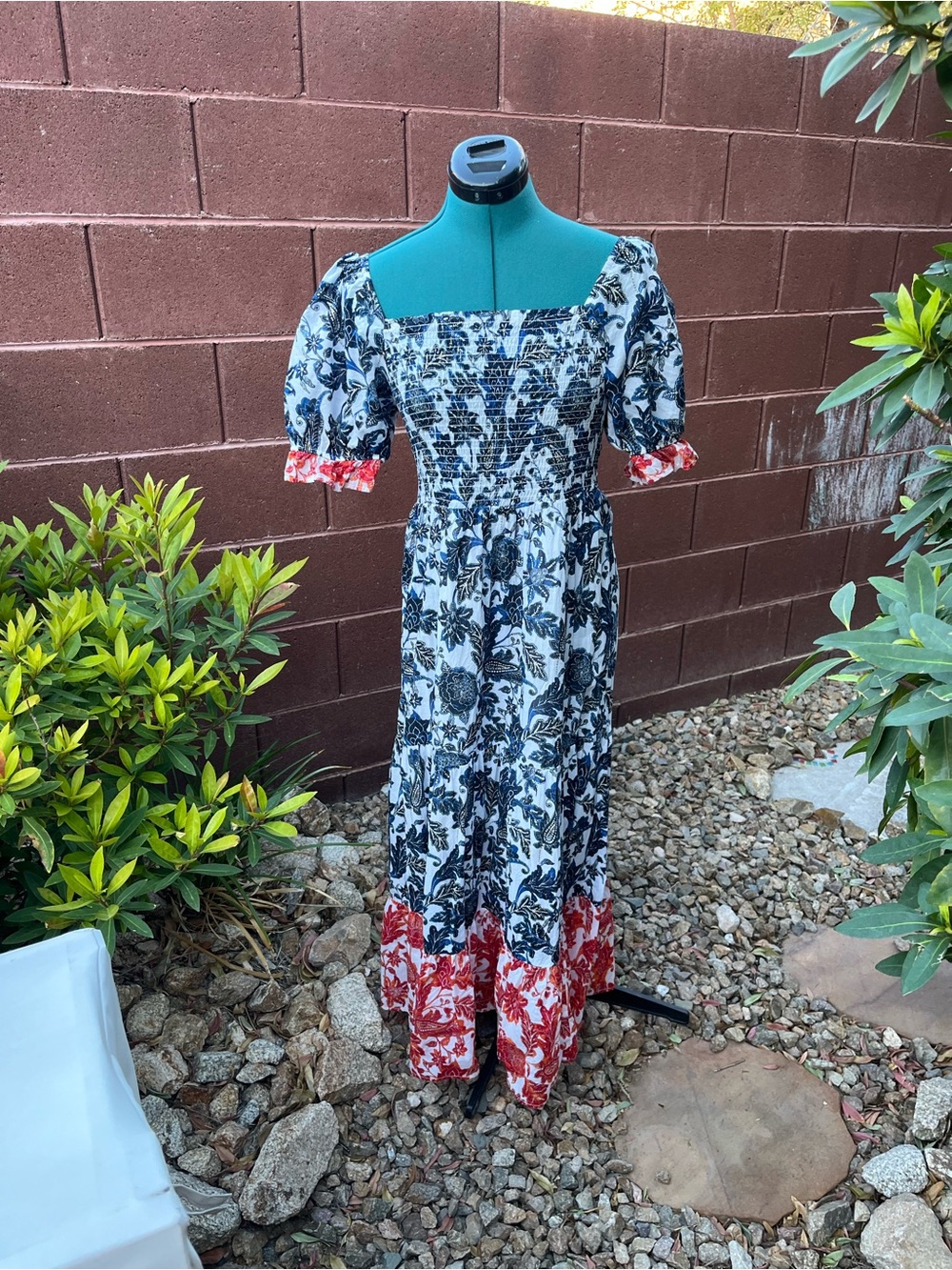 Adorable red, white, blue cotton maxi dress.  Tommy Hilfiger size M.  ♥️🤍💙 🇺🇸🧺